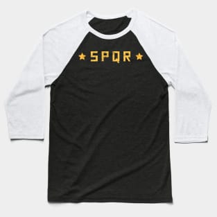 Distressed SPQR Stars Baseball T-Shirt